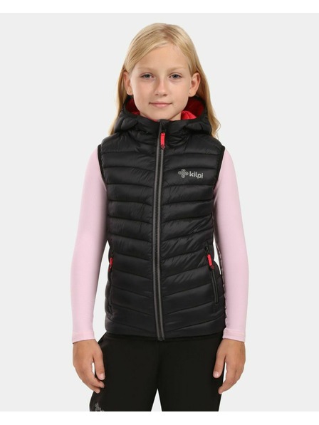 Kilpi Lány bélelt mellény Kilpi TOMM-JG Fekete