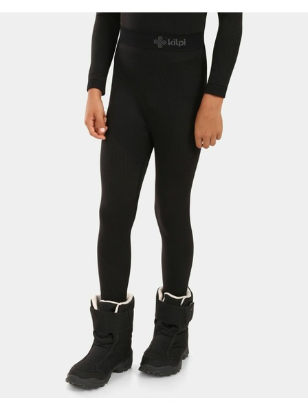 Kilpi Kilpi NIEL-JB gyerek varrás nélküli termo nadrág Fekete