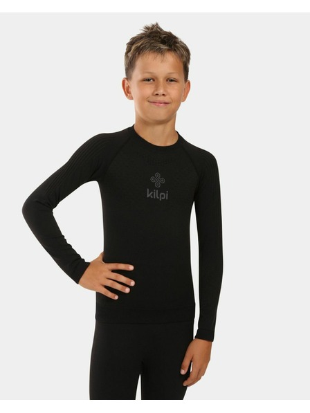 Kilpi Kilpi NATHAN-JB fiú varrás nélküli hosszú ujjú termo póló Fekete