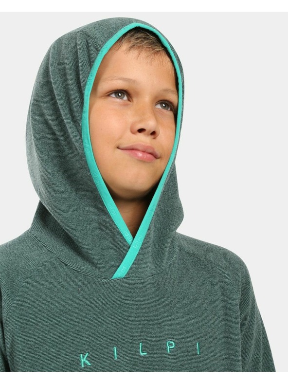Kilpi Kilpi FLOND-JB fiú polár kapucnis pulóver Zöld