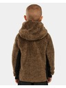 Kilpi Kilpi NORKA-JB fiú bolyhos polár kapucnis pulóver Barna