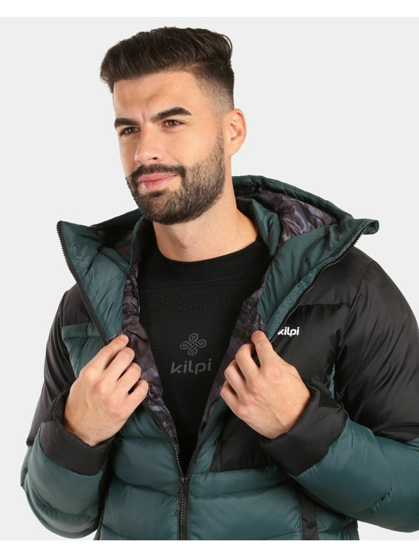 Kilpi Kilpi GUSS-M férfi pihés dzseki Sötétzöld