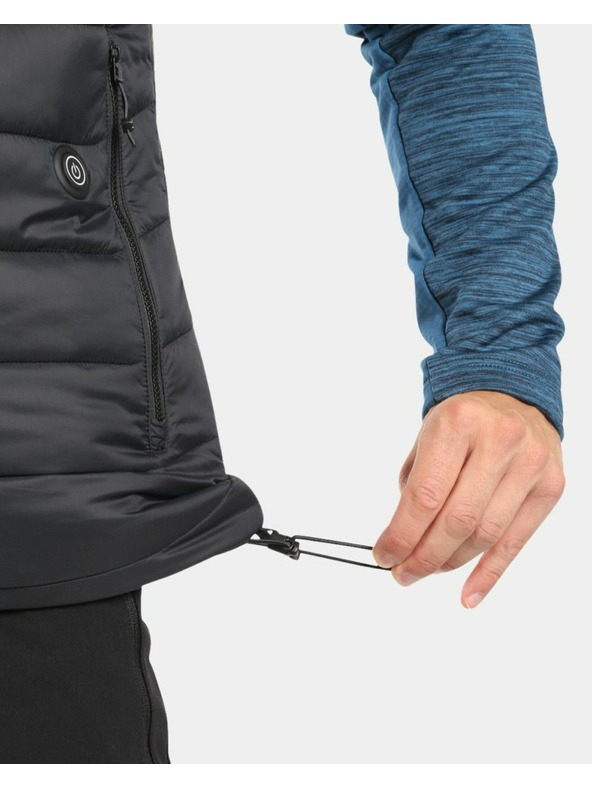 Kilpi Férfi mellény integrált fűtőpanelekkel Kilpi HEATEO-M Fekete