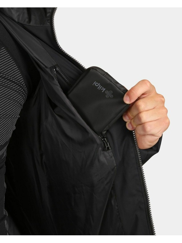 Kilpi Férfi bélelt kabát Kilpi TASHA-M Fekete