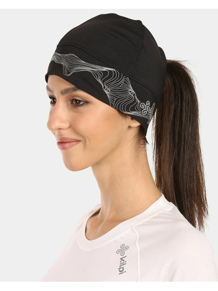 Kilpi Unisex futó sapka Kilpi TAIL-U Fekete