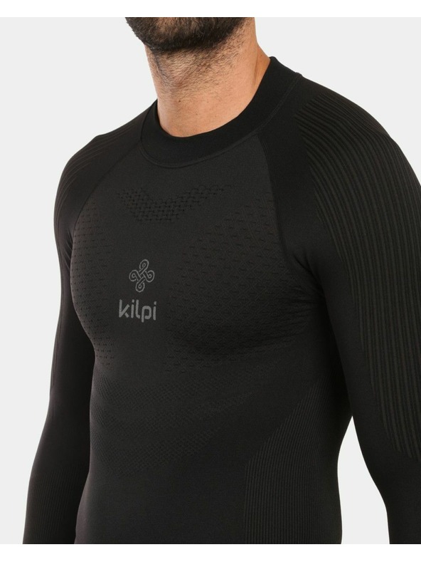 Kilpi Kilpi NATHAN-M férfi varrásmentes hosszú ujjú thermo póló Fekete