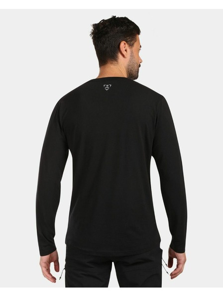 Kilpi Férfi pamut hosszú ujjú póló Kilpi PROMOX-M Fekete