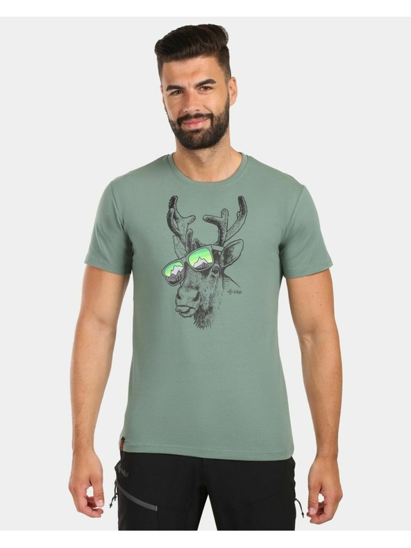 Kilpi Férfi pamut póló Kilpi DISCOVER-M Khaki