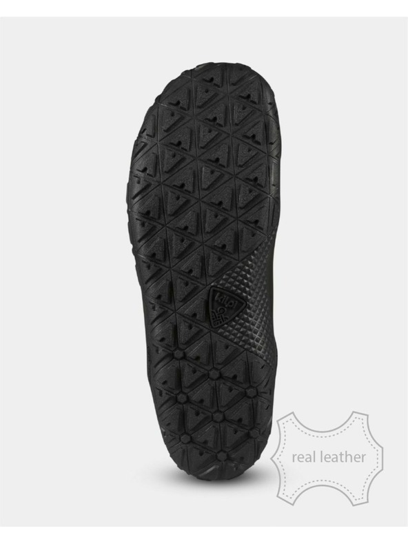 Kilpi Kilpi BARE LEATHER HIGH-U uniszex magas outdoor barefoot cipő Fekete