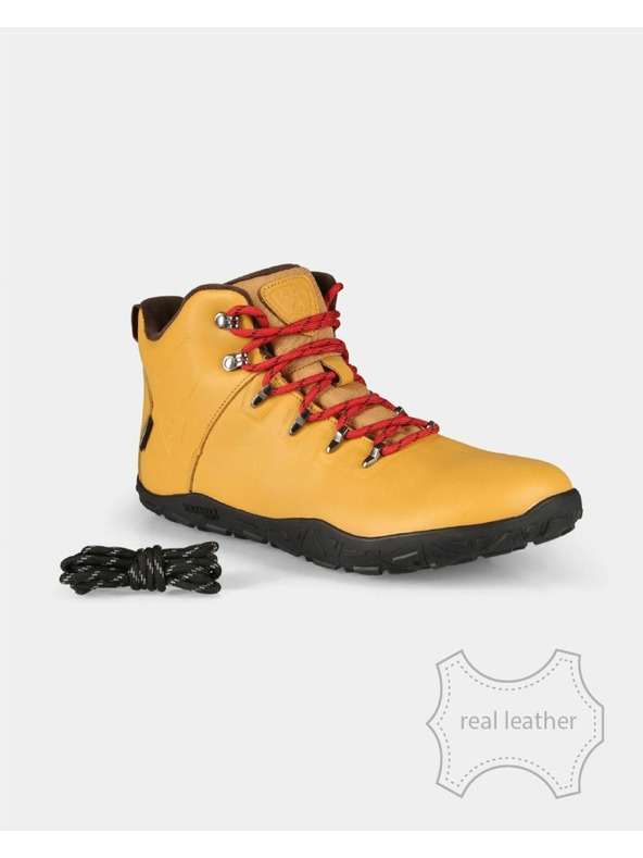 Kilpi Kilpi BARE LEATHER HIGH-U uniszex magas outdoor barefoot cipő Bézs