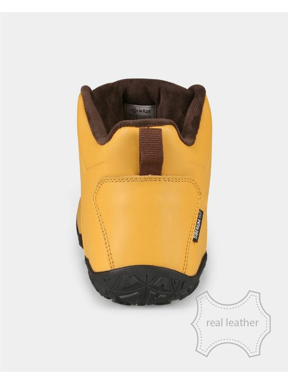 Kilpi Kilpi BARE LEATHER HIGH-U uniszex magas outdoor barefoot cipő Bézs