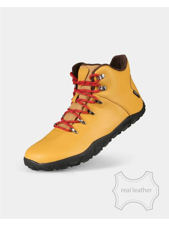 Kilpi Kilpi BARE LEATHER HIGH-U uniszex magas outdoor barefoot cipő Bézs