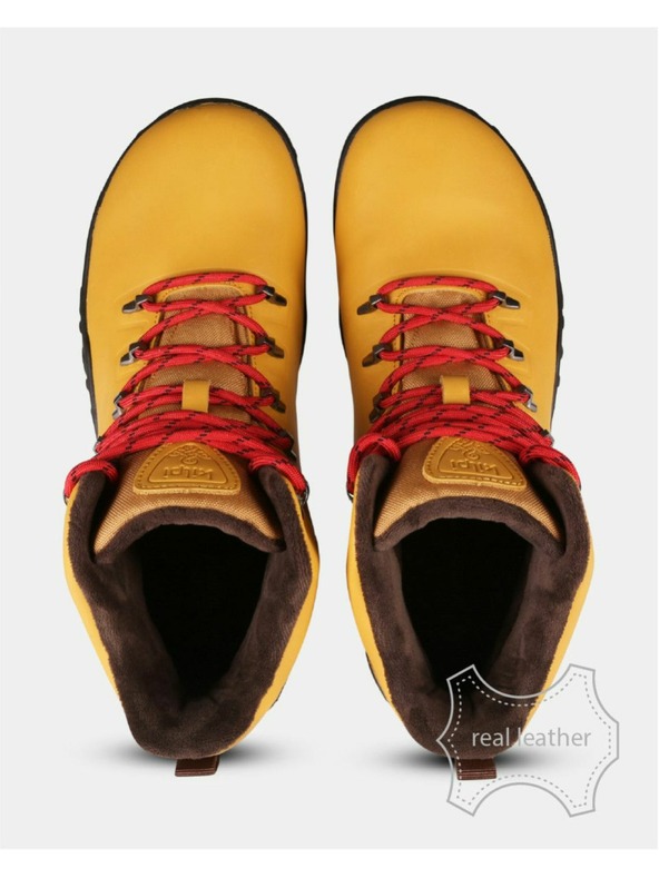 Kilpi Kilpi BARE LEATHER HIGH-U uniszex magas outdoor barefoot cipő Bézs