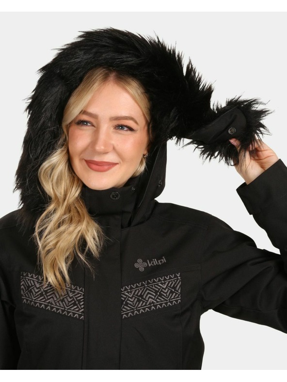 Kilpi Női télikabát Kilpi PERU-W fekete