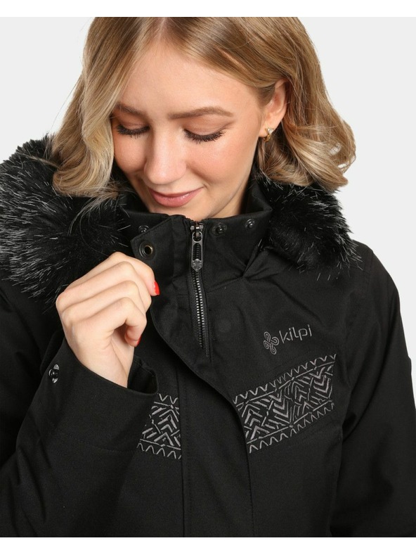 Kilpi Női télikabát Kilpi PERU-W fekete