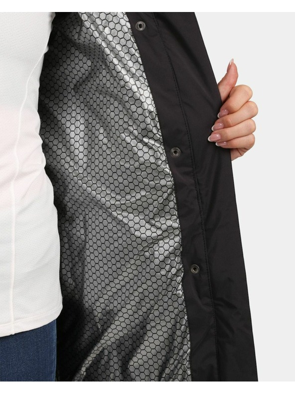 Kilpi Kilpi MAIRA-W férfi bélelt kabát Fekete