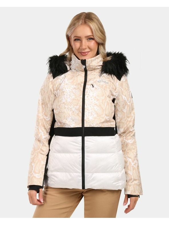 Kilpi Kilpi LENA-W beépített fűtéssel rendelkező női sí dzseki Fehér