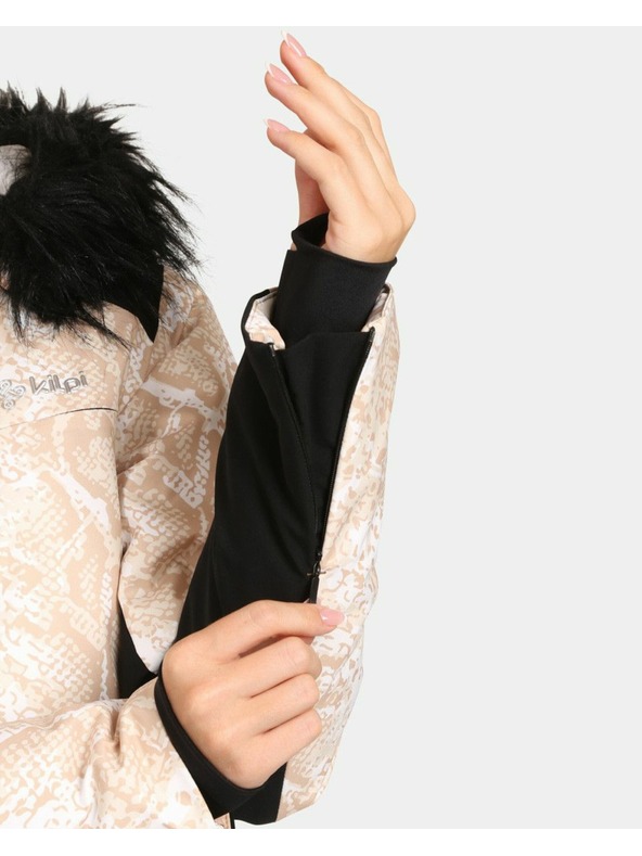 Kilpi Kilpi LENA-W beépített fűtéssel rendelkező női sí dzseki Fehér