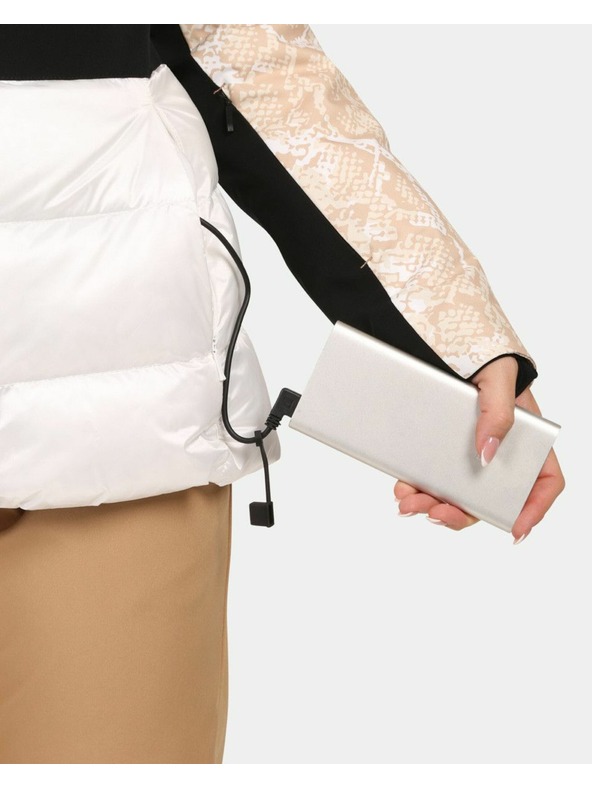 Kilpi Kilpi LENA-W beépített fűtéssel rendelkező női sí dzseki Fehér