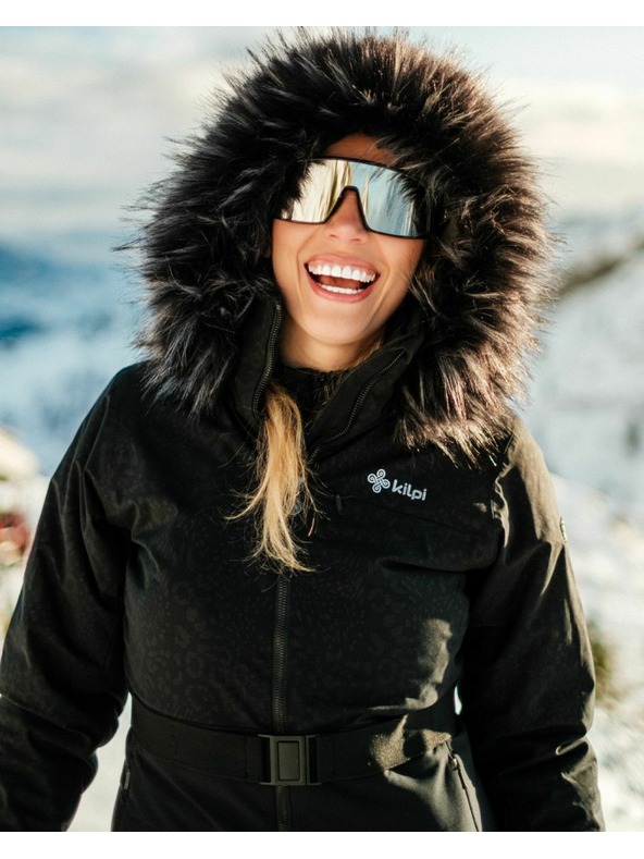 Kilpi Kilpi LENA-W női síkabát beépített fűtéssel Fekete