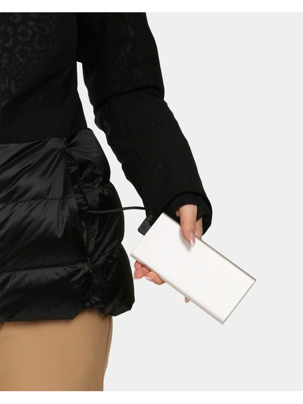 Kilpi Kilpi LENA-W női síkabát beépített fűtéssel Fekete