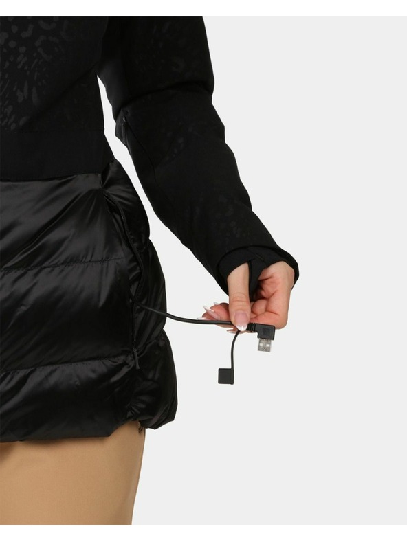 Kilpi Kilpi LENA-W női síkabát beépített fűtéssel Fekete