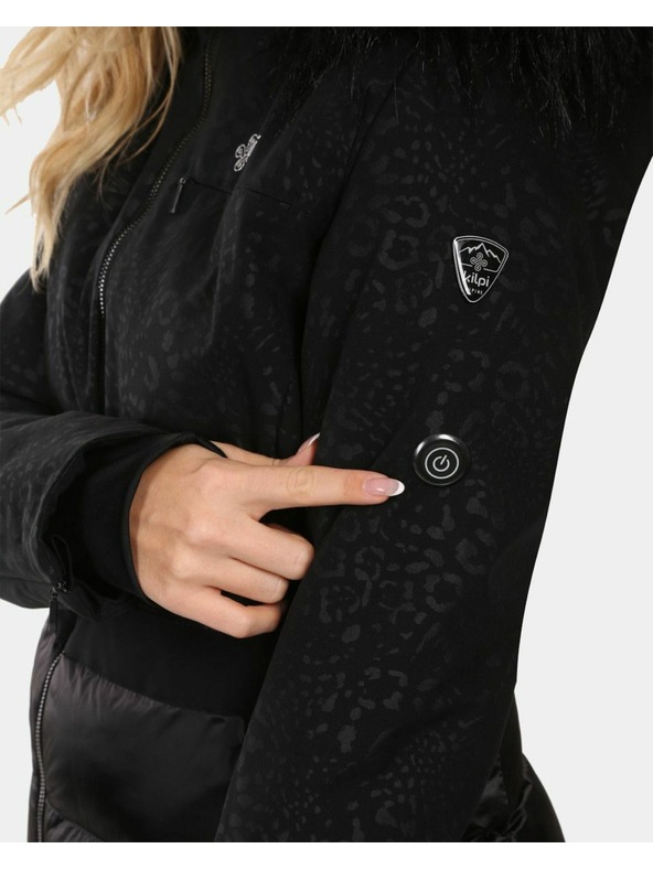 Kilpi Kilpi LENA-W női síkabát beépített fűtéssel Fekete