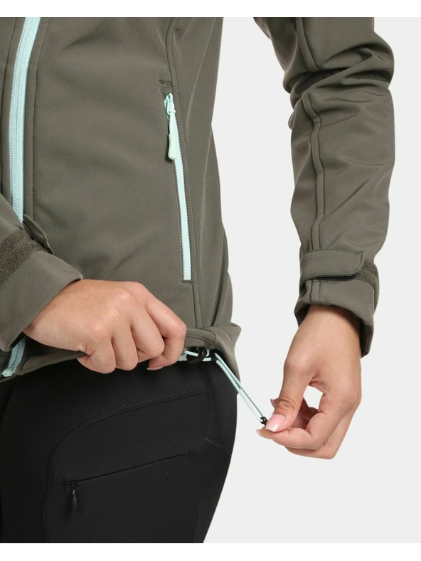Kilpi Kilpi RAVIA-W női softshell dzseki sötétzöld