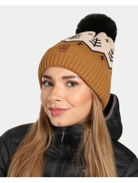 Kilpi Kilpi CARMEN-W női téli divatos sapka Barna
