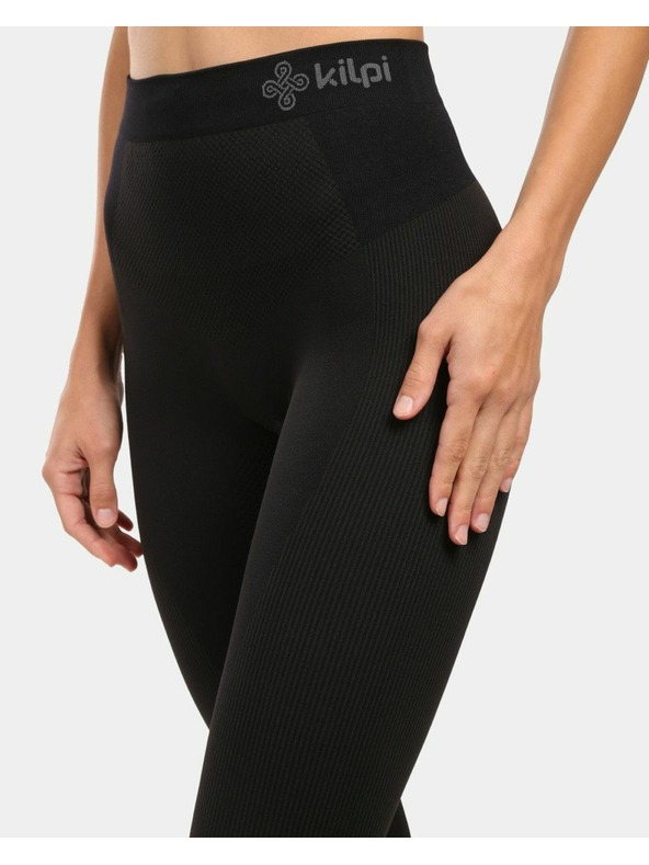Kilpi Kilpi OLINE-W Női varrás nélküli termo nadrág Fekete