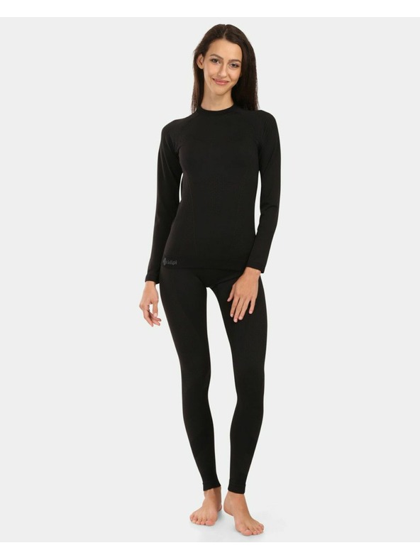 Kilpi Kilpi OLINE-W Női varrás nélküli termo nadrág Fekete