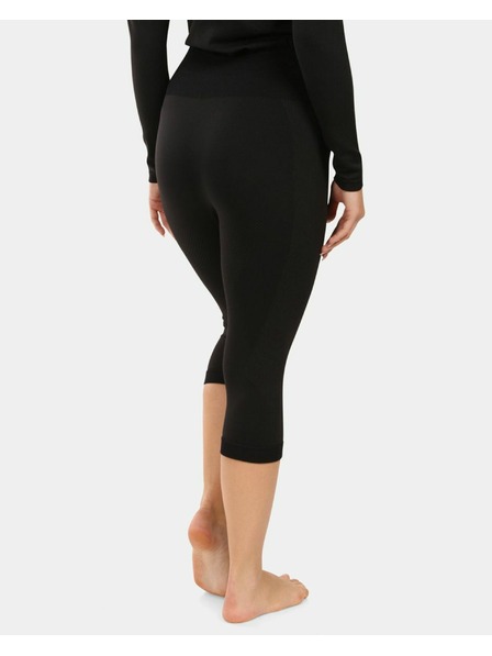 Kilpi Kilpi LINE-W Női varrás nélküli 3/4-es termo nadrág Fekete