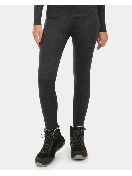 Kilpi Kilpi MAVORA BOTTOM-W Női termo nadrág MERINO GYAPJÚBÓL Fekete