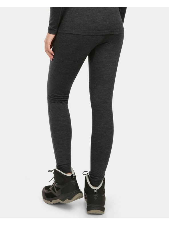 Kilpi Kilpi MAVORA BOTTOM-W Női termo nadrág MERINO GYAPJÚBÓL Fekete