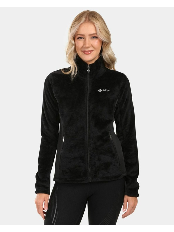 Kilpi Kilpi SKATHI-W női bolyhos fleece pulóver Fekete