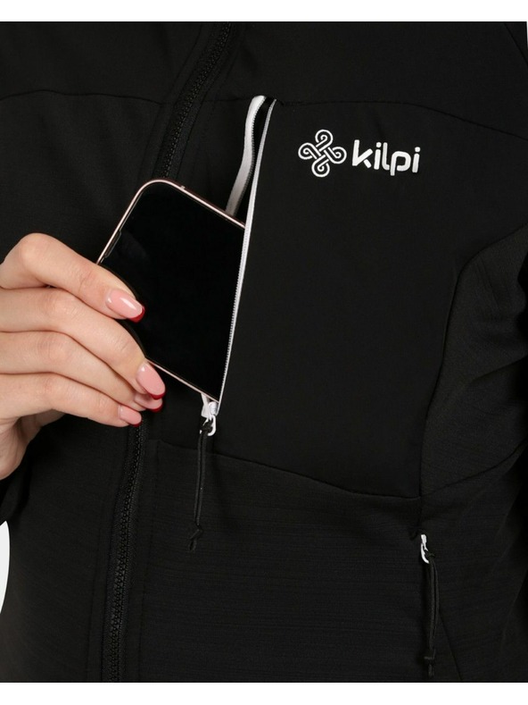 Kilpi Női sportpulóver kapucnival Kilpi MEMPHIS-W Fekete