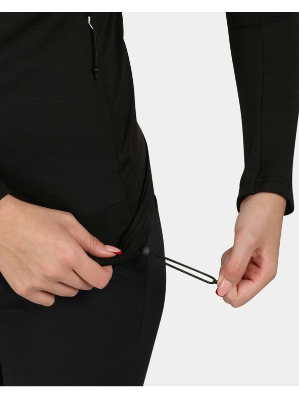 Kilpi Női sportpulóver kapucnival Kilpi MEMPHIS-W Fekete