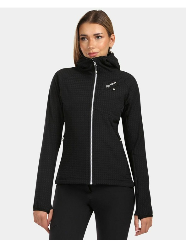 Kilpi Kilpi FRENSIS-W kapucnis polár női pulóver Fekete