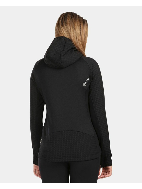 Kilpi Kilpi FRENSIS-W kapucnis polár női pulóver Fekete