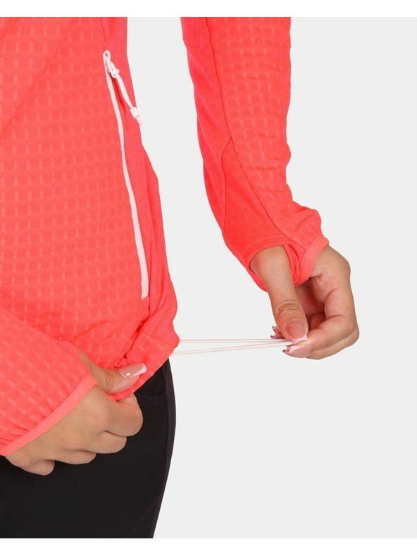 Kilpi Kilpi FRENSIS-W női polár pulóver kapucnival, rózsaszín