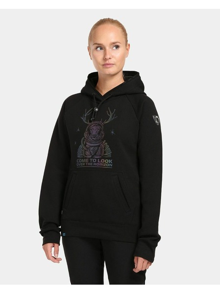 Kilpi Kilpi LTD BELLATRIX-W kapucnis női pulóver Fekete