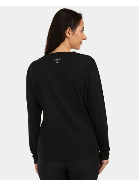 Kilpi Kilpi PROMOX-W hosszú ujjú pamut női póló Fekete