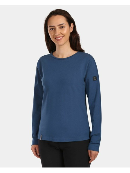 Kilpi Kilpi PROMOX-W hosszú ujjú pamut női póló Sötétkék