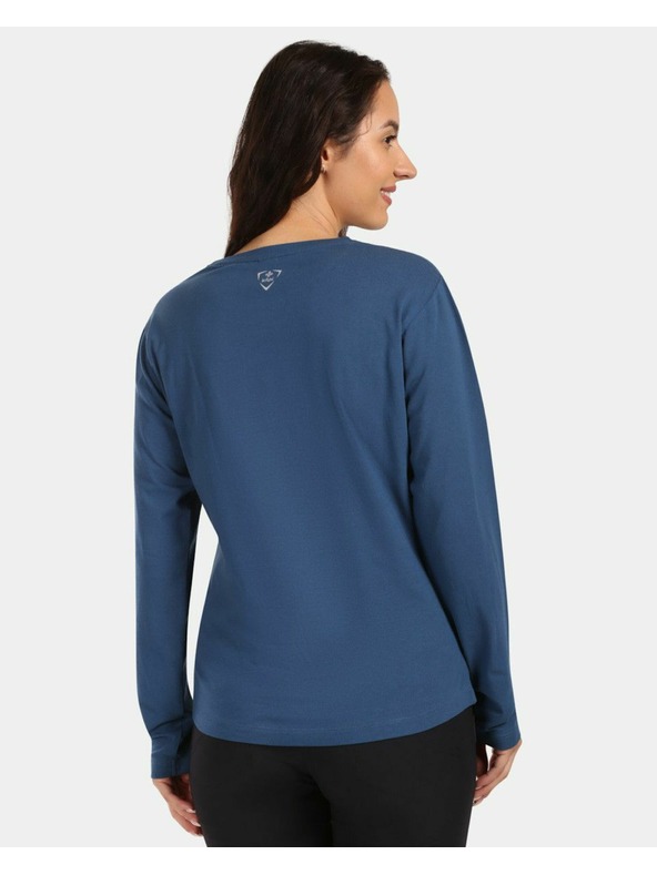 Kilpi Kilpi PROMOX-W hosszú ujjú pamut női póló Sötétkék