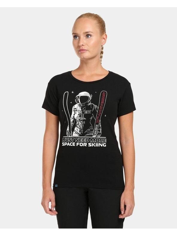 Kilpi Kilpi LTD TRITON-W női pamut póló Fekete