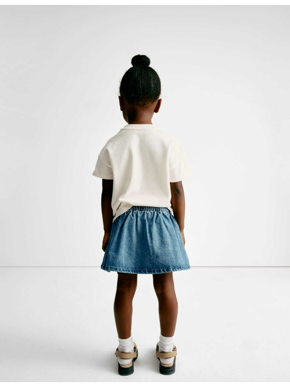 Marks & Spencer Marks & Spencer Miffy™ póló magas pamuttartalommal (1–8 éves), törtfehér