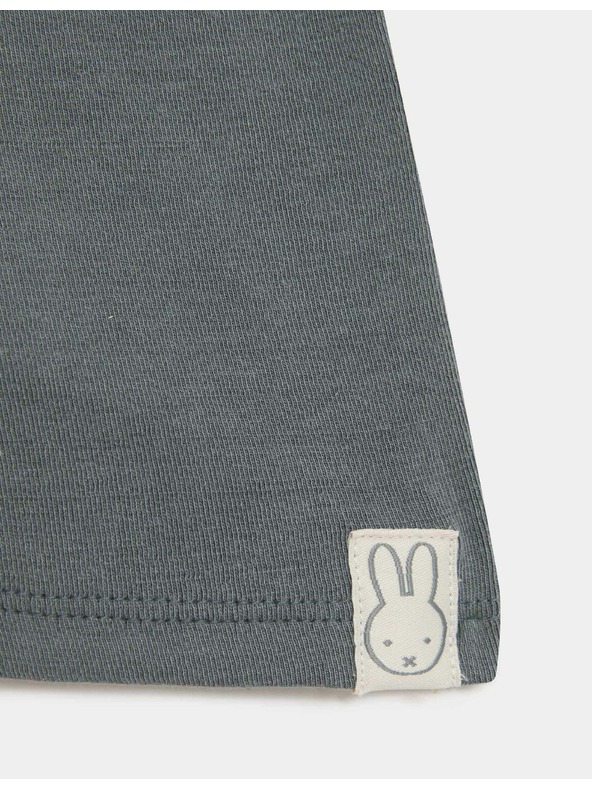 Marks & Spencer Marks & Spencer Miffy™ póló magas pamuttartalommal (1–8 éves), szürke