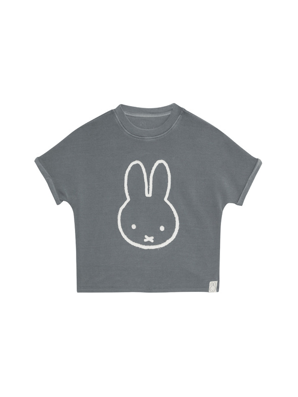 Marks & Spencer Marks & Spencer Miffy™ póló magas pamuttartalommal (1–8 éves), szürke