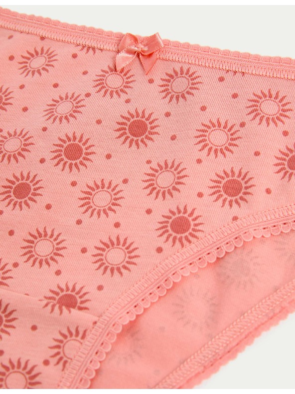 Marks & Spencer Marks & Spencer brazil bugyi magas pamuttartalommal és Lycra™ anyaggal, 5 db narancs