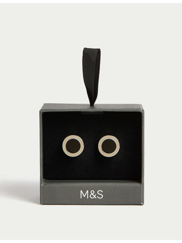 Marks & Spencer Marks & Spencer kerek mandzsetta mandzsettgomb ezüst